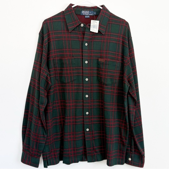 Ralph Lauren Other - NWT POLO RALPH LAUREN Vintage Button Down Cotton Shirt Plaid Large